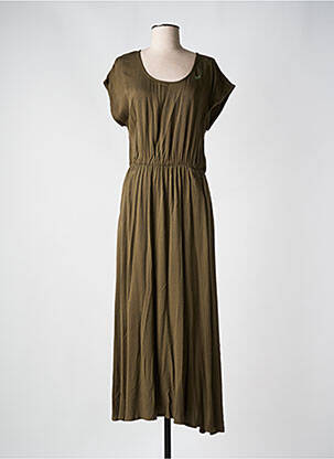Robe longue manches courtes manches courtes vert RAGWEAR femme