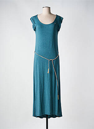 Robe longue manches courtes manches courtes vert RAGWEAR femme