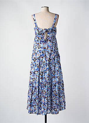 Robe longue imprimé fleurs fines bretelles bleu SEAFOLLY femme