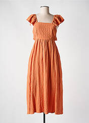 Robe longue orange COMPAÑIA FANTASTICA pour femme seconde vue