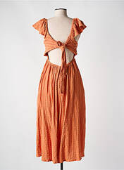 Robe longue orange COMPAÑIA FANTASTICA pour femme seconde vue