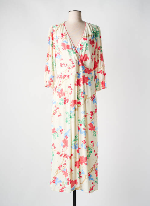 Robe longue beige NUMPH pour femme