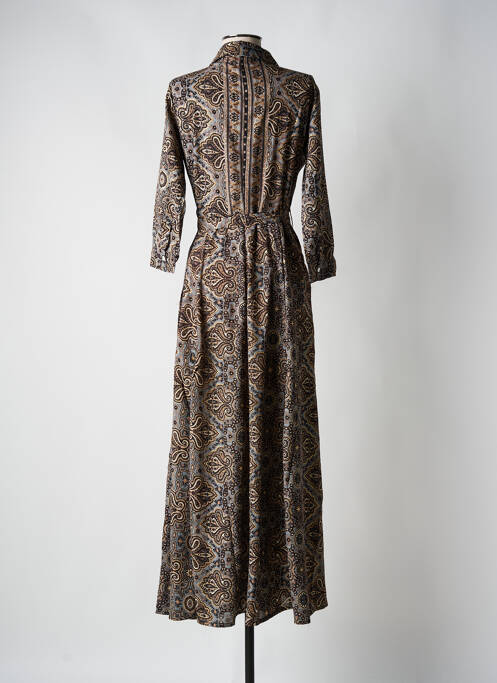 Robe longue gris PINK P pour femme