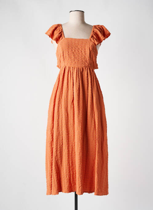 Robe longue orange COMPAÑIA FANTASTICA pour femme