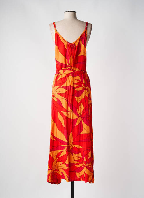 Robe longue rouge TERRACOTTA pour femme