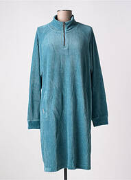 Robe mi-longue manches longues manches longues bleu RAGWEAR femme