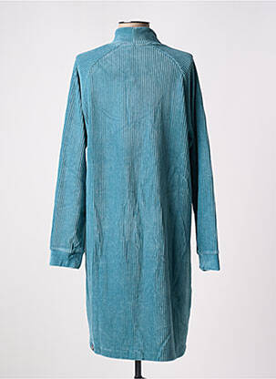 Robe mi-longue manches longues manches longues bleu RAGWEAR femme