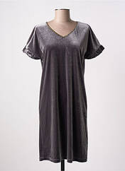 Robe mi-longue gris NUMPH pour femme seconde vue