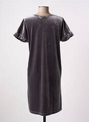 Robe mi-longue gris NUMPH pour femme seconde vue