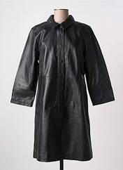 Robe mi-longue noir KAFFE pour femme seconde vue