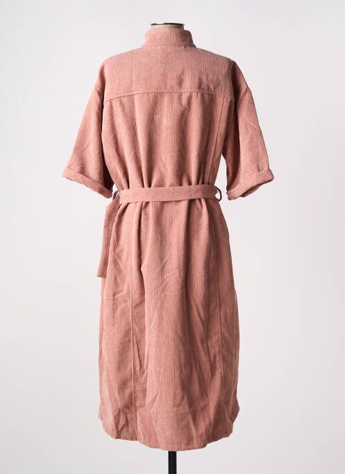 Robe mi-longue marron NUMPH pour femme