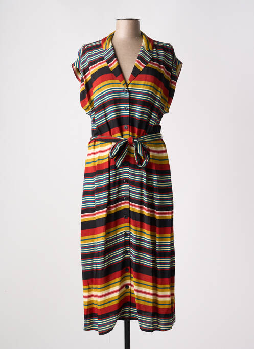 Robe mi-longue noir KING LOUIE pour femme