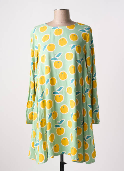 Robe mi-longue vert COMPAÑIA FANTASTICA pour femme