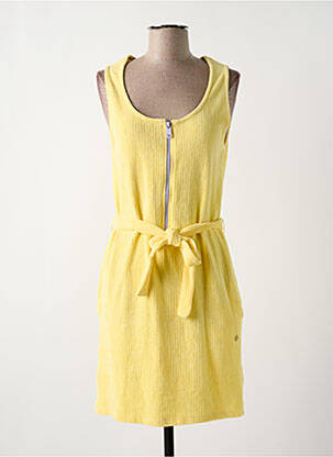 Robe courte sans manche sans manche jaune LES TROPEZIENNES PAR M.BELARBI femme
