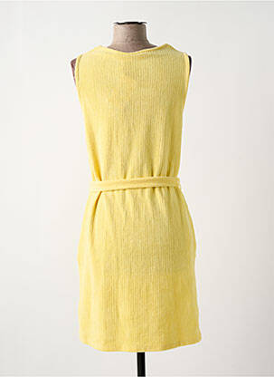 Robe courte sans manche sans manche jaune LES TROPEZIENNES PAR M.BELARBI femme
