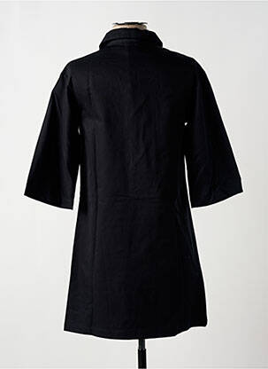 Robe courte manches 3/4 manches 3/4 noir VEDETTE femme