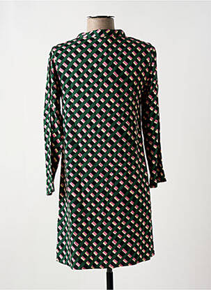 Robe courte manches longues manches longues vert COMPAÑIA FANTASTICA femme
