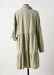 Robe mi-longue vert KAFFE pour femme seconde vue