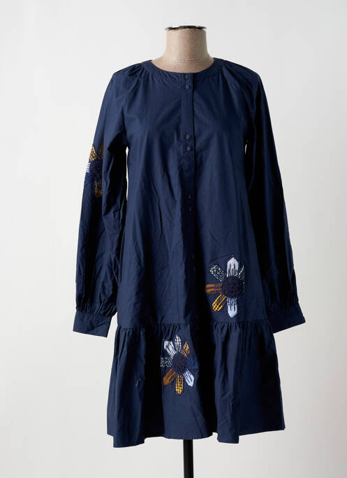 Robe courte bleu NUMPH pour femme