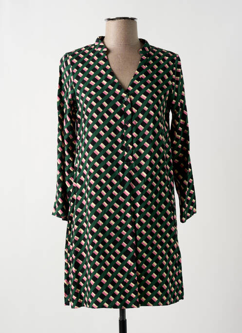 Robe courte vert COMPAÑIA FANTASTICA pour femme
