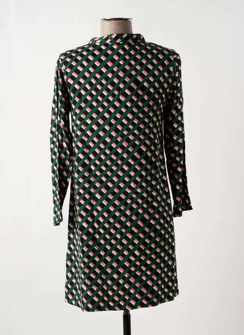 Robe courte vert COMPAÑIA FANTASTICA pour femme