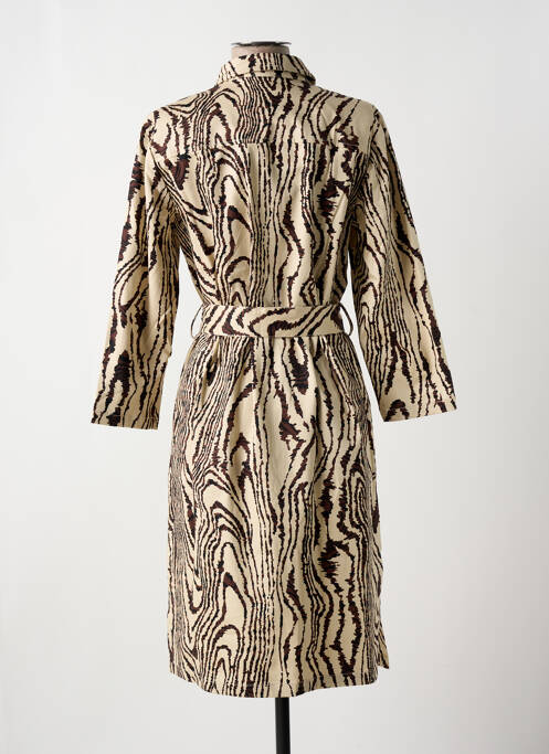 Robe mi-longue beige NUMPH pour femme