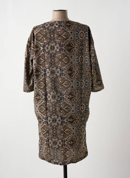 Robe mi-longue gris PINK P pour femme