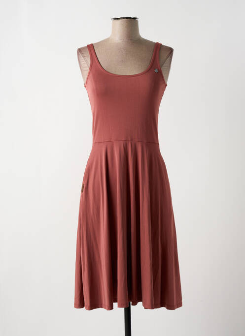 Robe mi-longue rose RAGWEAR pour femme