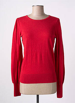 Pull col rond manches longues rouge KING LOUIE femme