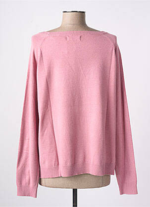 Pull col bateau manches longues rose LOSAN femme