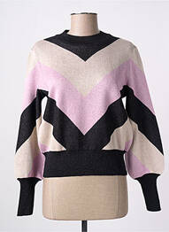 Pull resserrée sur le bas manches longues noir MADEMOISELLE YEYE femme