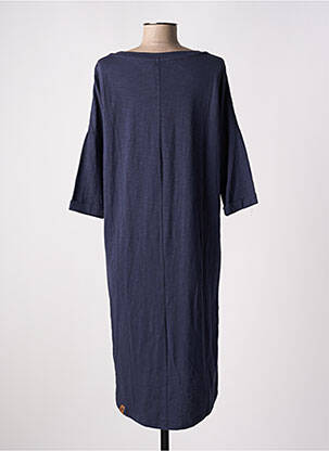 Robe mi-longue manches 3/4 manches 3/4 bleu RAGWEAR femme