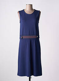 Robe mi-longue sans manche sans manche bleu MADEMOISELLE YEYE femme
