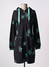 Robe courte manches longues manches longues noir MADEMOISELLE YEYE femme