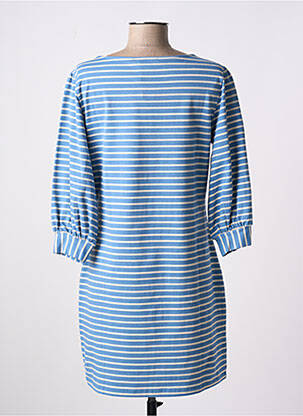 Robe courte manches 3/4 manches 3/4 bleu MADEMOISELLE YEYE femme