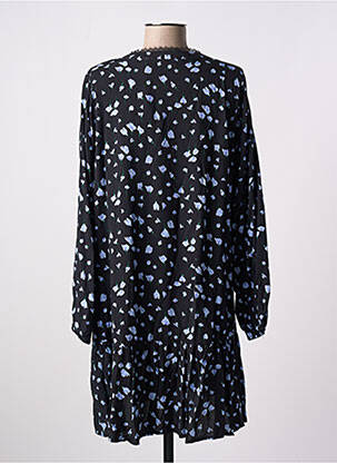 Robe courte manches longues manches longues bleu CHERRY PARIS femme