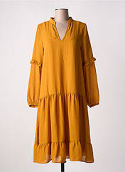 Robe mi-longue jaune NUMPH pour femme seconde vue