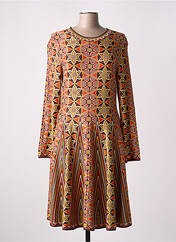 Robe mi-longue orange DERHY pour femme seconde vue