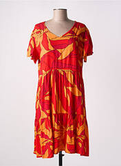 Robe mi-longue rouge TERRACOTTA BY GRAIN DE SABLE pour femme seconde vue