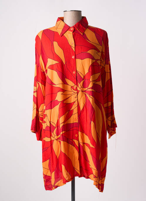 Robe courte rouge TERRACOTTA BY GRAIN DE SABLE pour femme