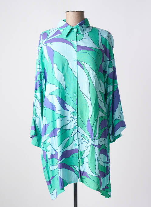 Robe courte vert TERRACOTTA BY GRAIN DE SABLE pour femme