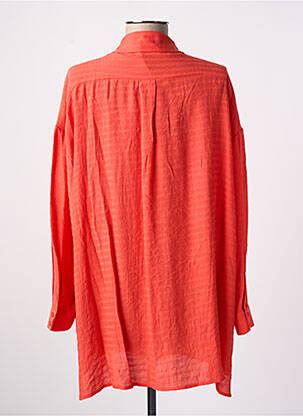 Tunique manches longues col chemisier orange COMPAÑIA FANTASTICA femme
