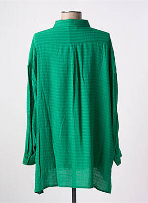 Tunique manches longues col chemisier vert COMPAÑIA FANTASTICA femme