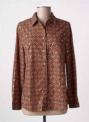 Chemisier coupe cintrée manches longues orange IT HIPPIE femme
