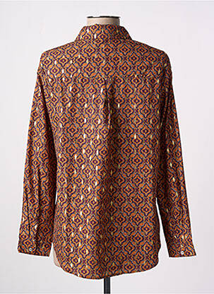 Chemisier coupe cintrée manches longues orange IT HIPPIE femme