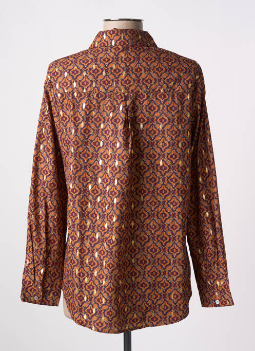 Chemisier coupe cintrée manches longues orange IT HIPPIE femme
