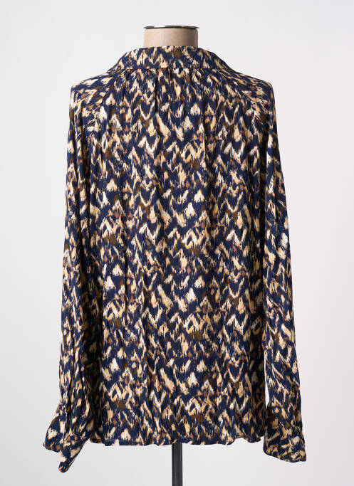 Chemisier bleu CALIE pour femme