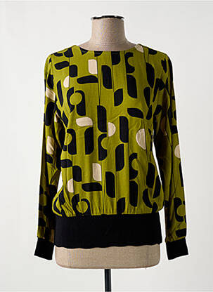 Pull coupe cintrée manches longues vert MADEMOISELLE YEYE femme