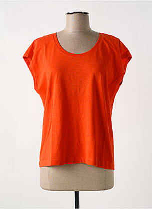 T-shirt coupe cintrée manches courtes rouge MADEMOISELLE YEYE femme
