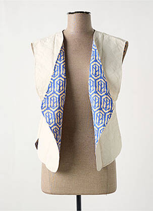 Gilet sans manche coupe cintrée beige IT HIPPIE femme